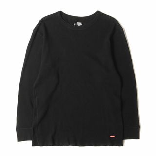 シュプリーム(Supreme)のSupreme シュプリーム Tシャツ サイズ:XL Hanes ヘインズ サーマル ロングスリーブTシャツ Thermal Crew 1 Pack ブラック 黒 トップス カットソー 長袖【メンズ】【中古】(Tシャツ/カットソー(七分/長袖))