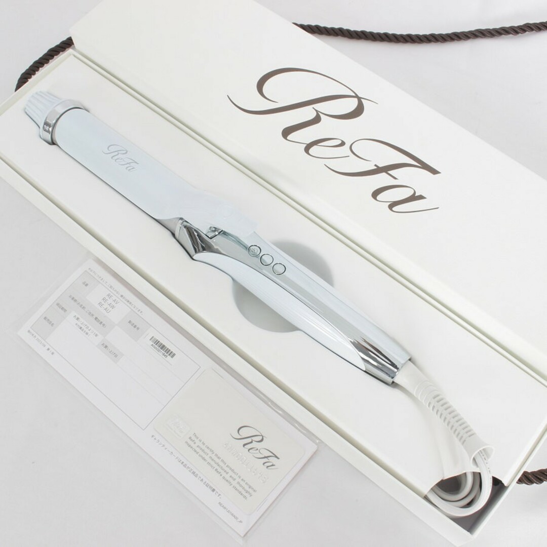 ReFa(リファ)の【正規品】MTG ReFa CURL IRON PRO 32 RE-AW-02A ホワイト 32mm リファカールアイロン プロ ヘアアイロン 本体 スマホ/家電/カメラの美容/健康(ヘアアイロン)の商品写真