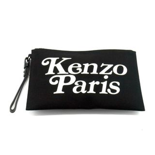 ケンゾー(KENZO)のケンゾー KENZO × ヴェルディ VERDY ■ 【 LARGE KENZO UTILITY CANVAS POCHETTE FE58PM902F35 】 ロゴ デザイン ラージ キャンバス ポーチ クラッチ バッグ 32965(その他)