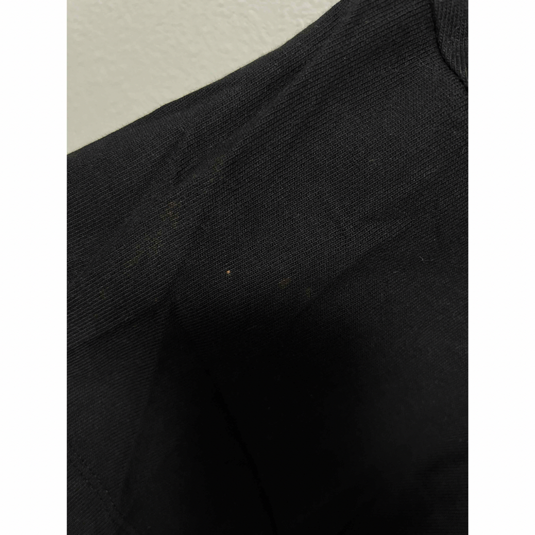 黒Tシャツ　 Tシャツ 半袖 黒 ブラック 半袖Tシャツ XL カットソー  レディースのトップス(Tシャツ(半袖/袖なし))の商品写真