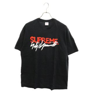 シュプリーム(Supreme)のSUPREME シュプリーム 20AW x Yohji Yamamoto Logo Tee ヨウジヤマモト ロゴ クルーネック 半袖 Tシャツ カットソー ブラック(Tシャツ/カットソー(半袖/袖なし))