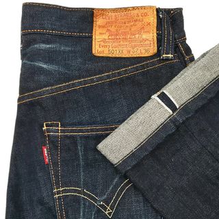 リーバイス(Levi's)の超濃紺 W32◆Levi's 47501◆日本製ビンテージ復刻ジーンズ 793(デニム/ジーンズ)