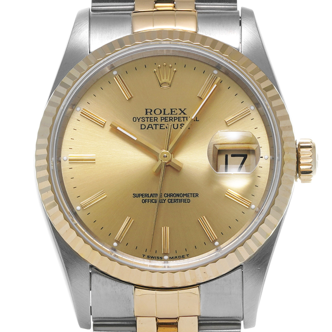 ROLEX(ロレックス)の中古 ロレックス ROLEX 16233 S番(1993年頃製造) シャンパン メンズ 腕時計 メンズの時計(腕時計(アナログ))の商品写真