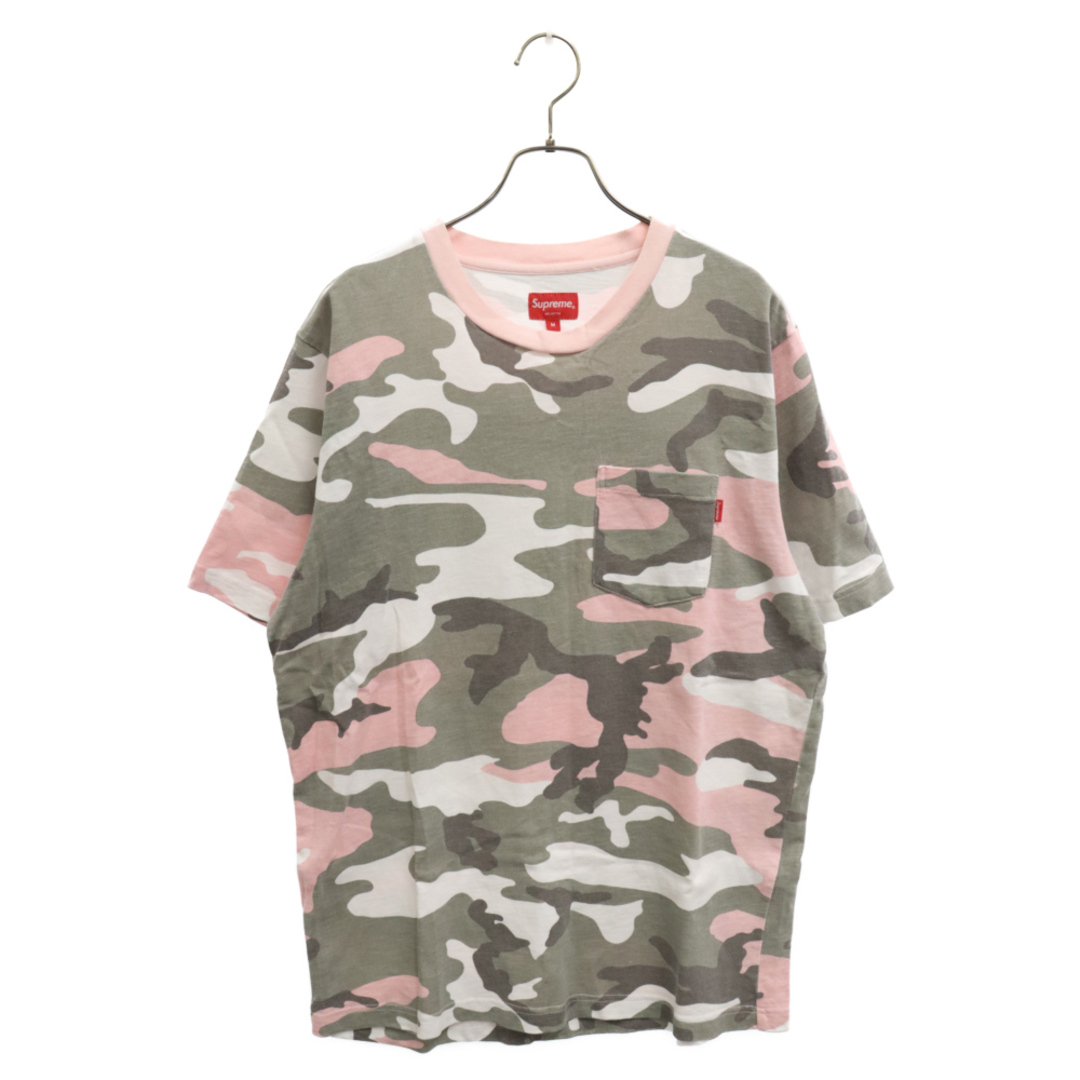 Supreme(シュプリーム)のSUPREME シュプリーム 18ss Pocket Tee Pink Camo ポケット 半袖Tシャツ ピンクカモ メンズのトップス(Tシャツ/カットソー(半袖/袖なし))の商品写真