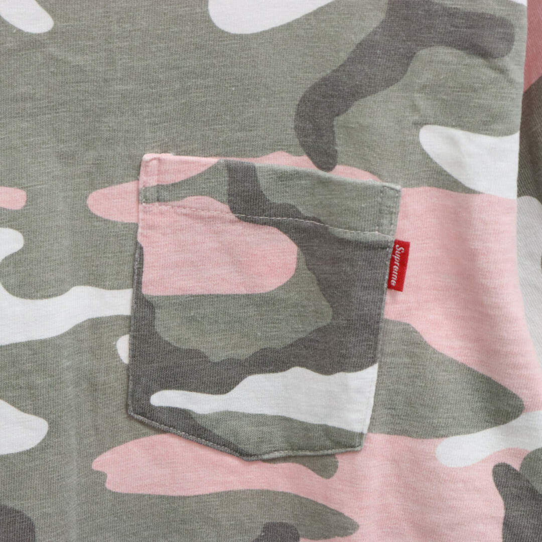 Supreme(シュプリーム)のSUPREME シュプリーム 18ss Pocket Tee Pink Camo ポケット 半袖Tシャツ ピンクカモ メンズのトップス(Tシャツ/カットソー(半袖/袖なし))の商品写真