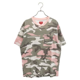 シュプリーム(Supreme)のSUPREME シュプリーム 18ss Pocket Tee Pink Camo ポケット 半袖Tシャツ ピンクカモ(Tシャツ/カットソー(半袖/袖なし))