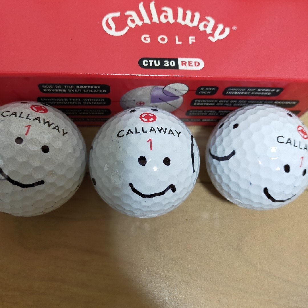 Callaway(キャロウェイ)の【新品】Callaway CTU30 RED ゴルフボール6個 スポーツ/アウトドアのゴルフ(その他)の商品写真