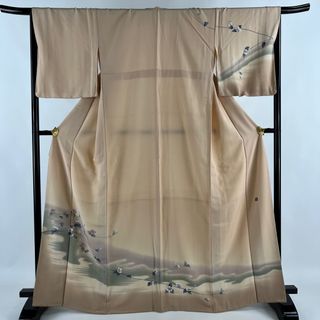 訪問着 身丈165.5cm 裄丈67.5cm 正絹 名品 【中古】(着物)