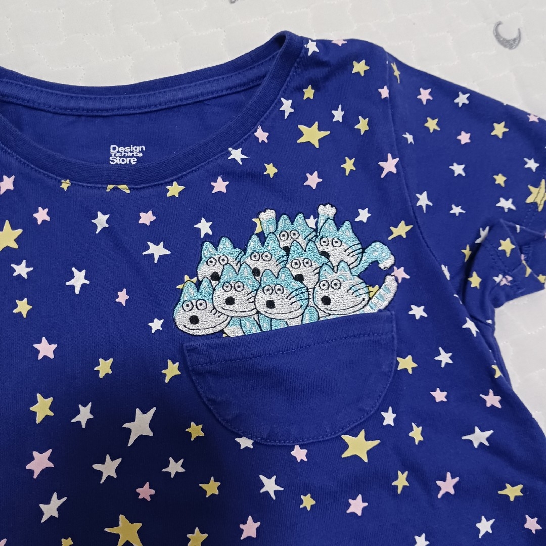 Design Tshirts Store graniph(グラニフ)のグラニフ☆11ぴきのねこ　ワンピース キッズ/ベビー/マタニティのキッズ服女の子用(90cm~)(ワンピース)の商品写真