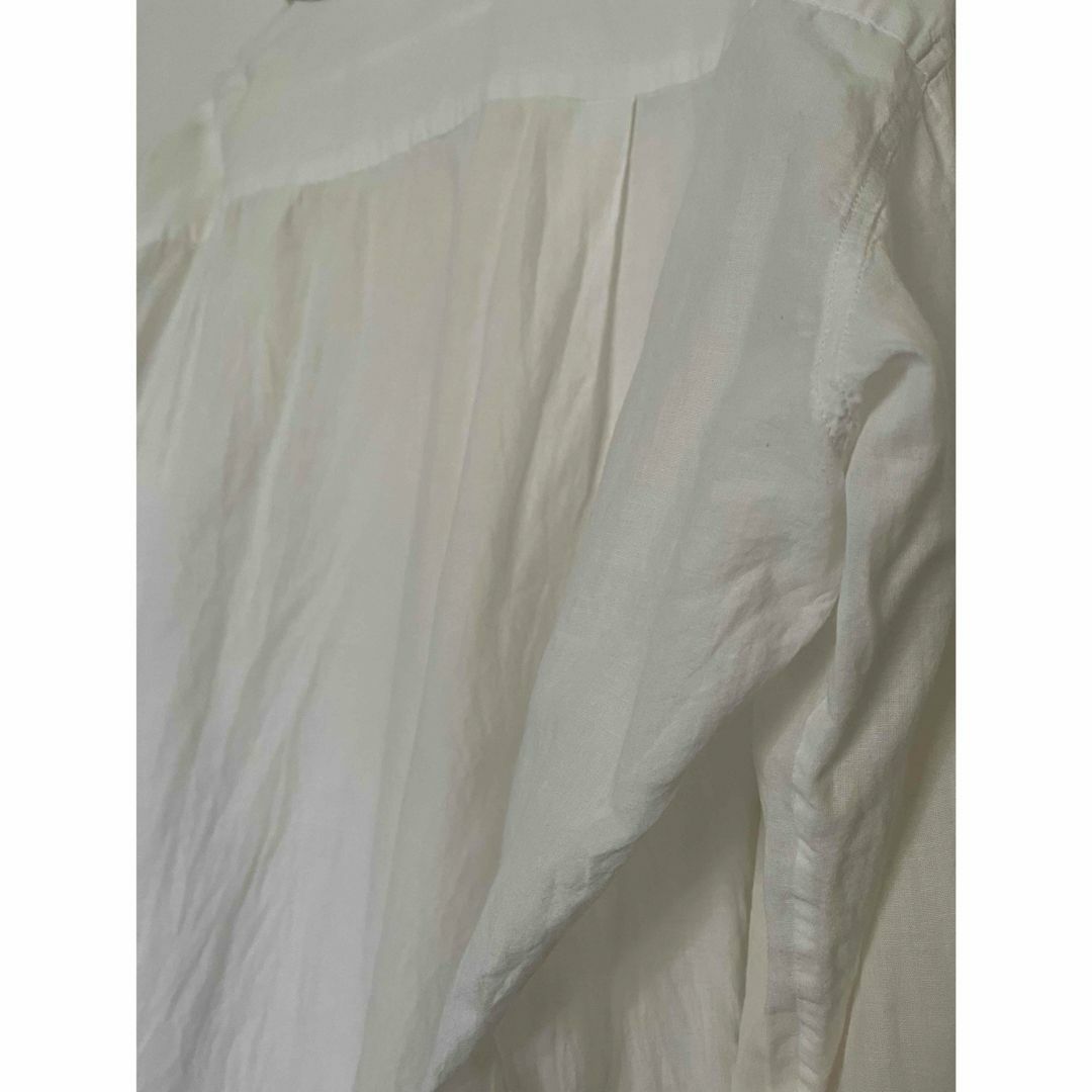 ローリーズファーム　シャツ　L レディース ホワイト 白　白シャツ　春　夏 レディースのトップス(シャツ/ブラウス(長袖/七分))の商品写真