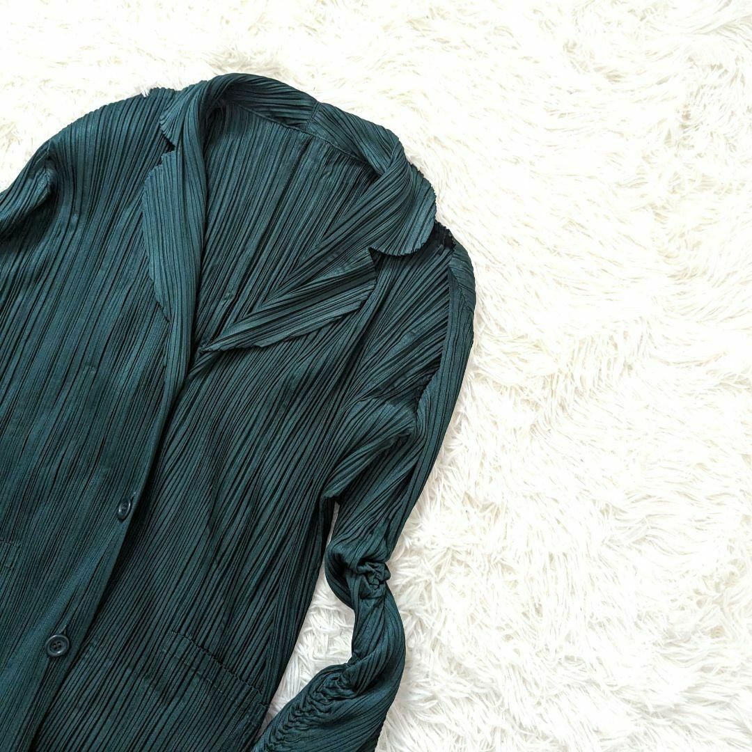 PLEATS PLEASE ISSEY MIYAKE(プリーツプリーズイッセイミヤケ)の希少　プリーツプリーズ　変形　シャツ　ジャケット　3　PLEATS PLEASE レディースのジャケット/アウター(その他)の商品写真