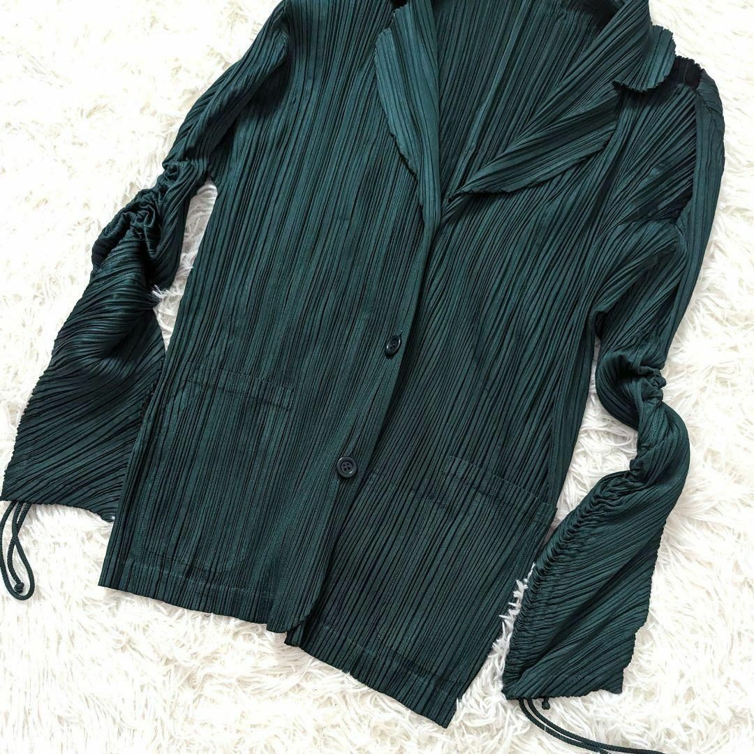 PLEATS PLEASE ISSEY MIYAKE(プリーツプリーズイッセイミヤケ)の希少　プリーツプリーズ　変形　シャツ　ジャケット　3　PLEATS PLEASE レディースのジャケット/アウター(その他)の商品写真