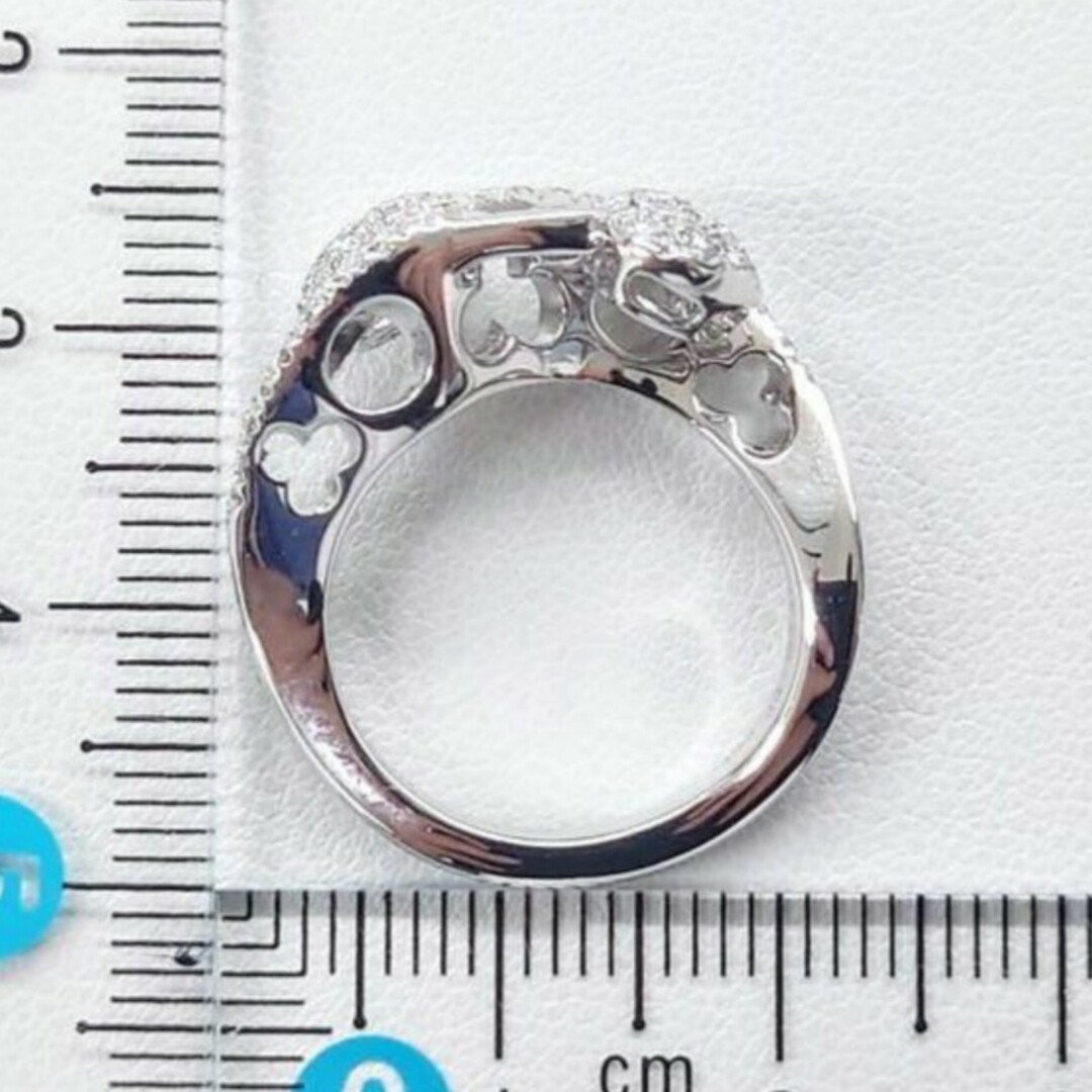 PonteVecchio(ポンテヴェキオ)のポンテヴェキオ ダブルハート ダイヤモンド リング Total 0.56ct レディースのアクセサリー(リング(指輪))の商品写真