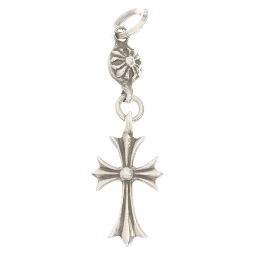 Chrome Hearts(クロムハーツ)のCHROME HEARTS クロムハーツ 1B TNY CH CRS 1ボール タイニー CHクロス チャーム ネックレス トップ シルバー メンズのアクセサリー(ネックレス)の商品写真