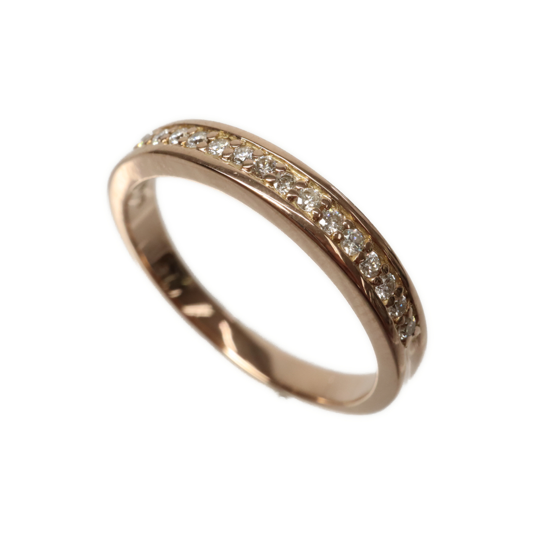 K18PG 18金ピンクゴールド ダイヤモンド ダイヤ0.16ct リング 指輪 約16号 ジュエリー アクセサリー レディースのアクセサリー(リング(指輪))の商品写真