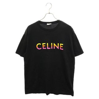 セリーヌ(celine)のCELINE セリーヌ 22SS 2X10B671Q グラデーション ロゴプリント ルーズ クルーネック 半袖Tシャツ ブラック M(Tシャツ/カットソー(半袖/袖なし))