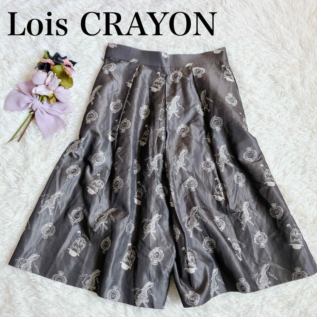 Lois CRAYON(ロイスクレヨン)の✳︎美品✨Lois CRAYONロイスクレヨン　不思議の国のアリス　ハーフパンツ レディースのパンツ(ハーフパンツ)の商品写真