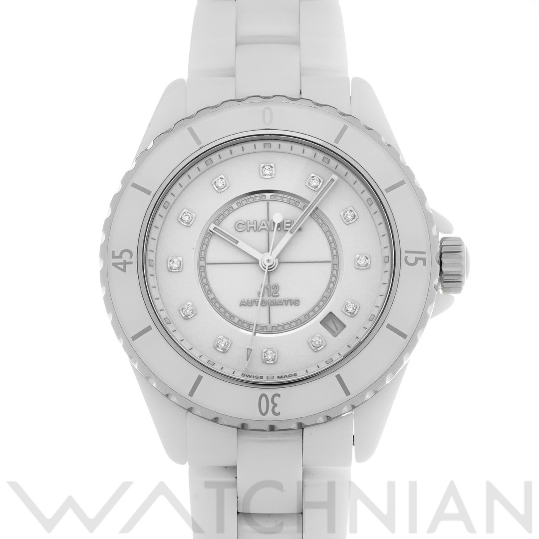 CHANEL(シャネル)の中古 シャネル CHANEL H5705 ホワイトラッカー /ダイヤモンド メンズ 腕時計 メンズの時計(腕時計(アナログ))の商品写真