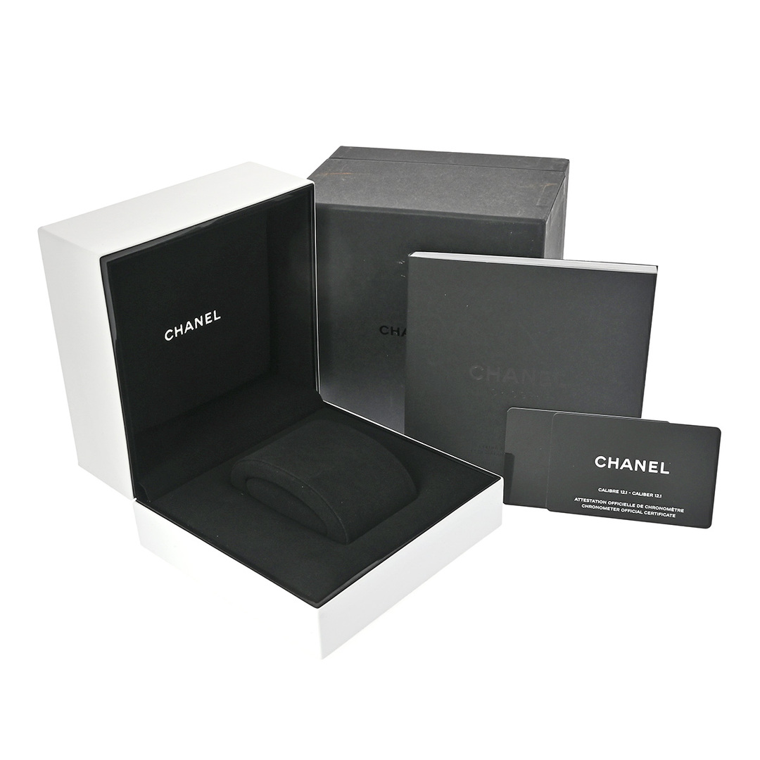 CHANEL(シャネル)の中古 シャネル CHANEL H5705 ホワイトラッカー /ダイヤモンド メンズ 腕時計 メンズの時計(腕時計(アナログ))の商品写真