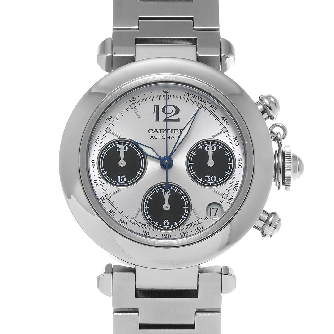 Cartier(カルティエ)の中古 カルティエ CARTIER W31048M7 シルバー /ブラック メンズ 腕時計 メンズの時計(腕時計(アナログ))の商品写真
