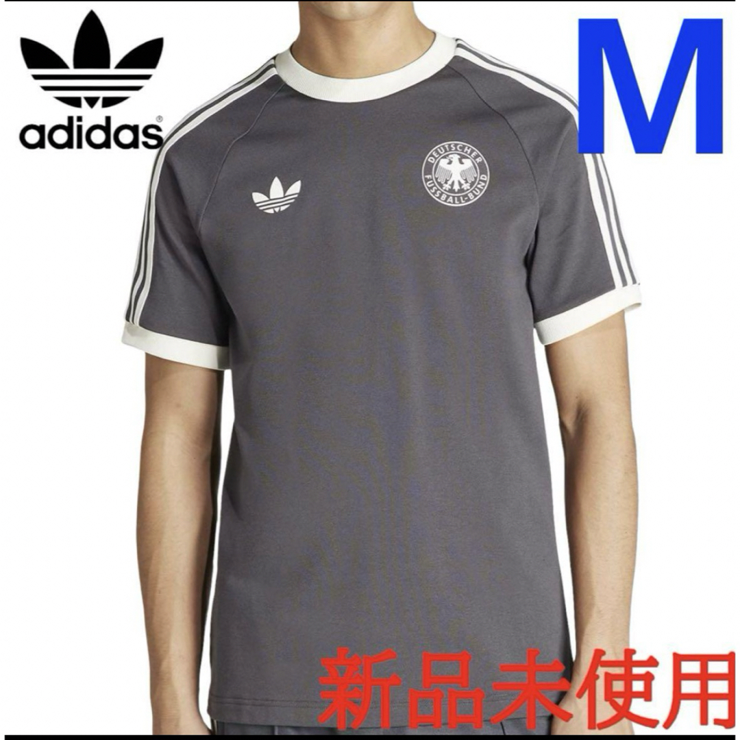 adidas(アディダス)の新品未使用！アディダス　3ストライプ　Tシャツ　Mサイズ メンズのトップス(Tシャツ/カットソー(半袖/袖なし))の商品写真