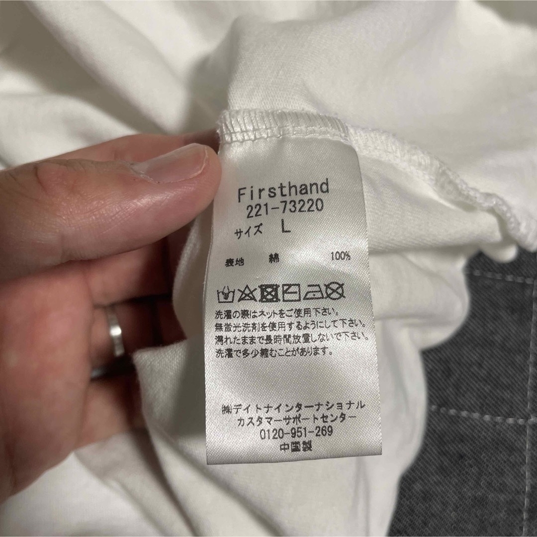 送料込❗️ MA firsthand ロゴTシャツ　ビッグシルエット　zozo メンズのトップス(Tシャツ/カットソー(半袖/袖なし))の商品写真