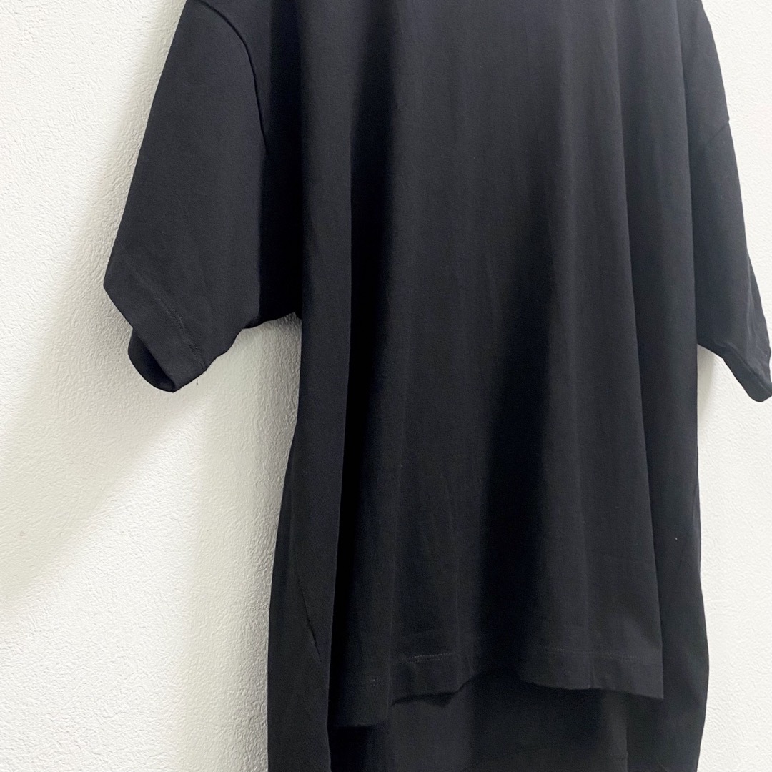 BLAMINK(ブラミンク)の美品BLAMINKブラミンク　半袖カットソー黒 レディースのトップス(カットソー(半袖/袖なし))の商品写真