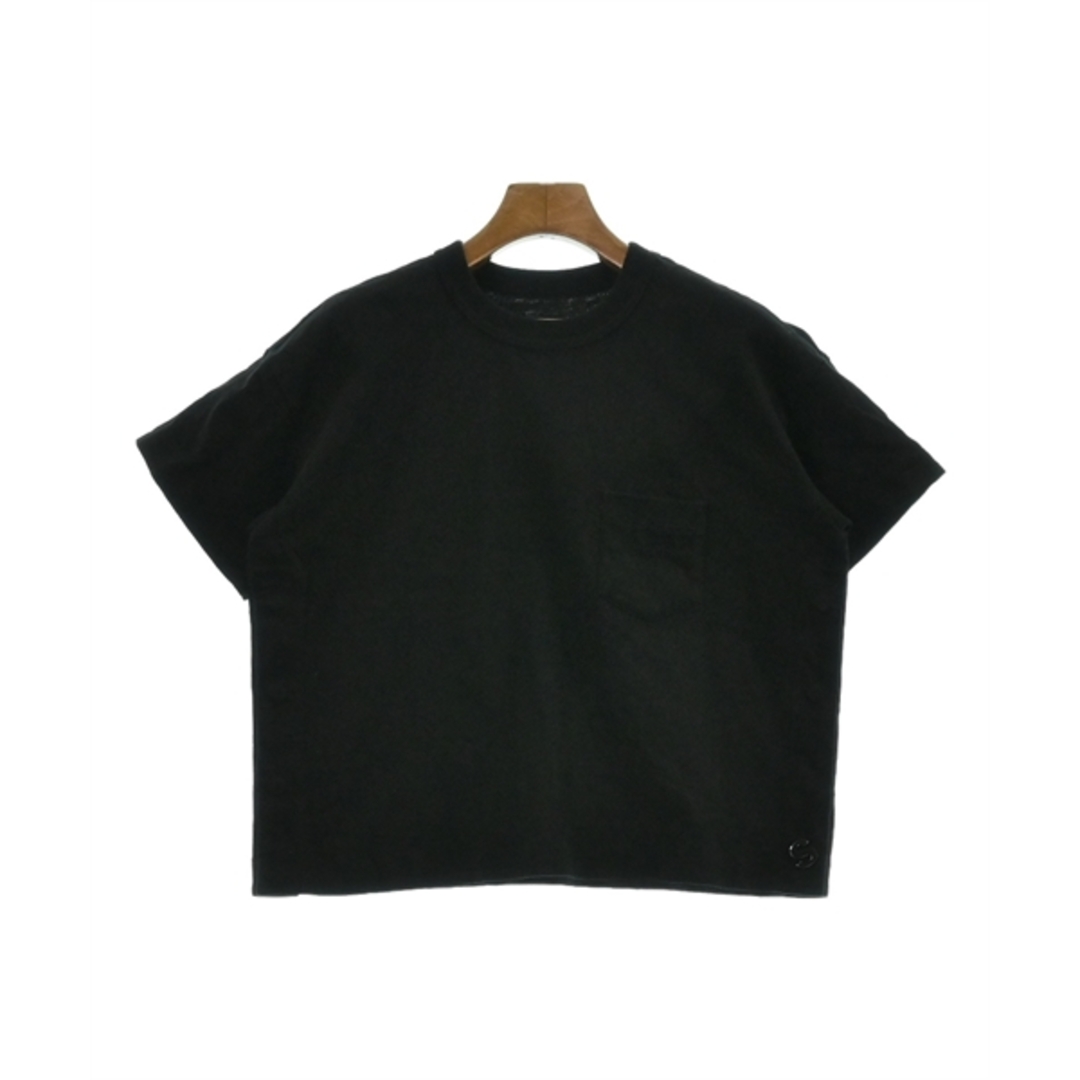 sacai(サカイ)のsacai サカイ Tシャツ・カットソー 1(S位) 黒 【古着】【中古】 レディースのトップス(カットソー(半袖/袖なし))の商品写真