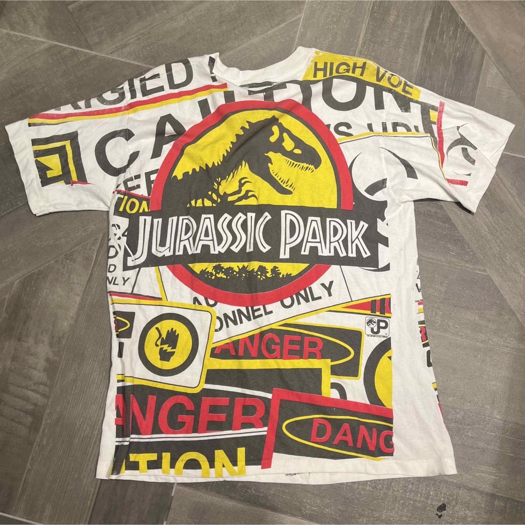 JURASSIC PARKジュラシックパークTシャツ/ムービーT/USED/古着 メンズのトップス(Tシャツ/カットソー(半袖/袖なし))の商品写真