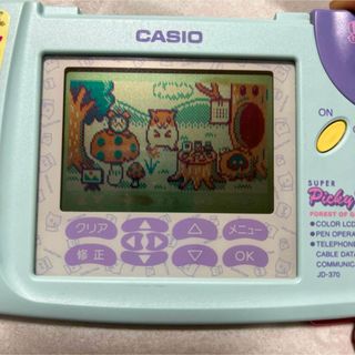 カシオ(CASIO)のスーパーピッキートーク ぐるたんの森(携帯用ゲーム機本体)