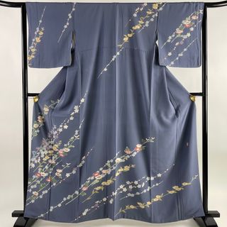 訪問着 身丈162cm 裄丈62.5cm 正絹 名品 【中古】(着物)