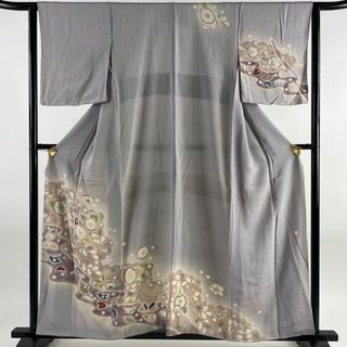 訪問着 身丈158cm 裄丈62.5cm 正絹 名品 【中古】(着物)