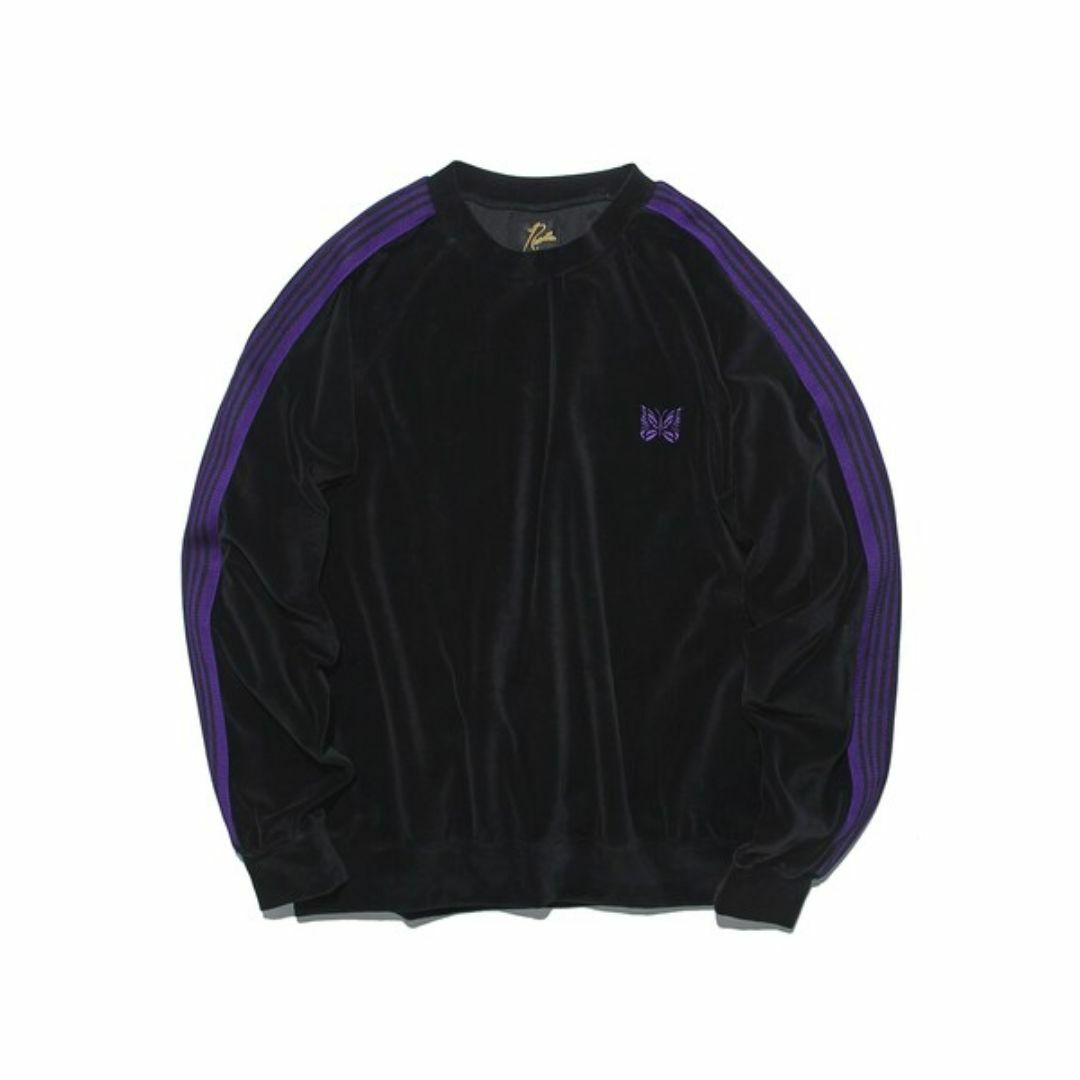 Needles(ニードルス)の23S/S NEEDLES  VELOUR TRACK CREW NECK メンズのトップス(スウェット)の商品写真