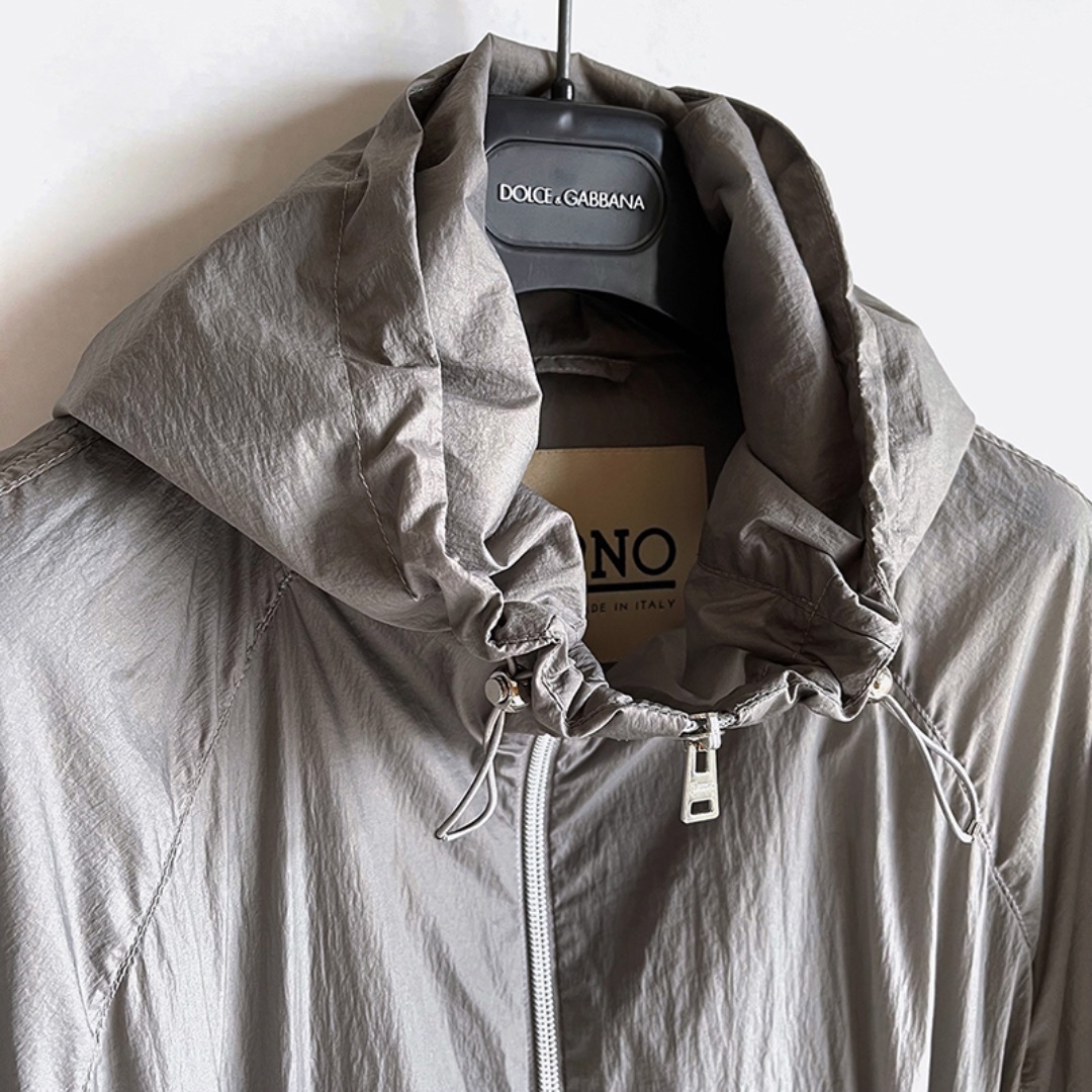 HERNO - HERNO ヘルノ*セミシアーナイロンフーデッドコート HERNO - HERNO ヘルノ*セミシアーナイロンフーデッドコート