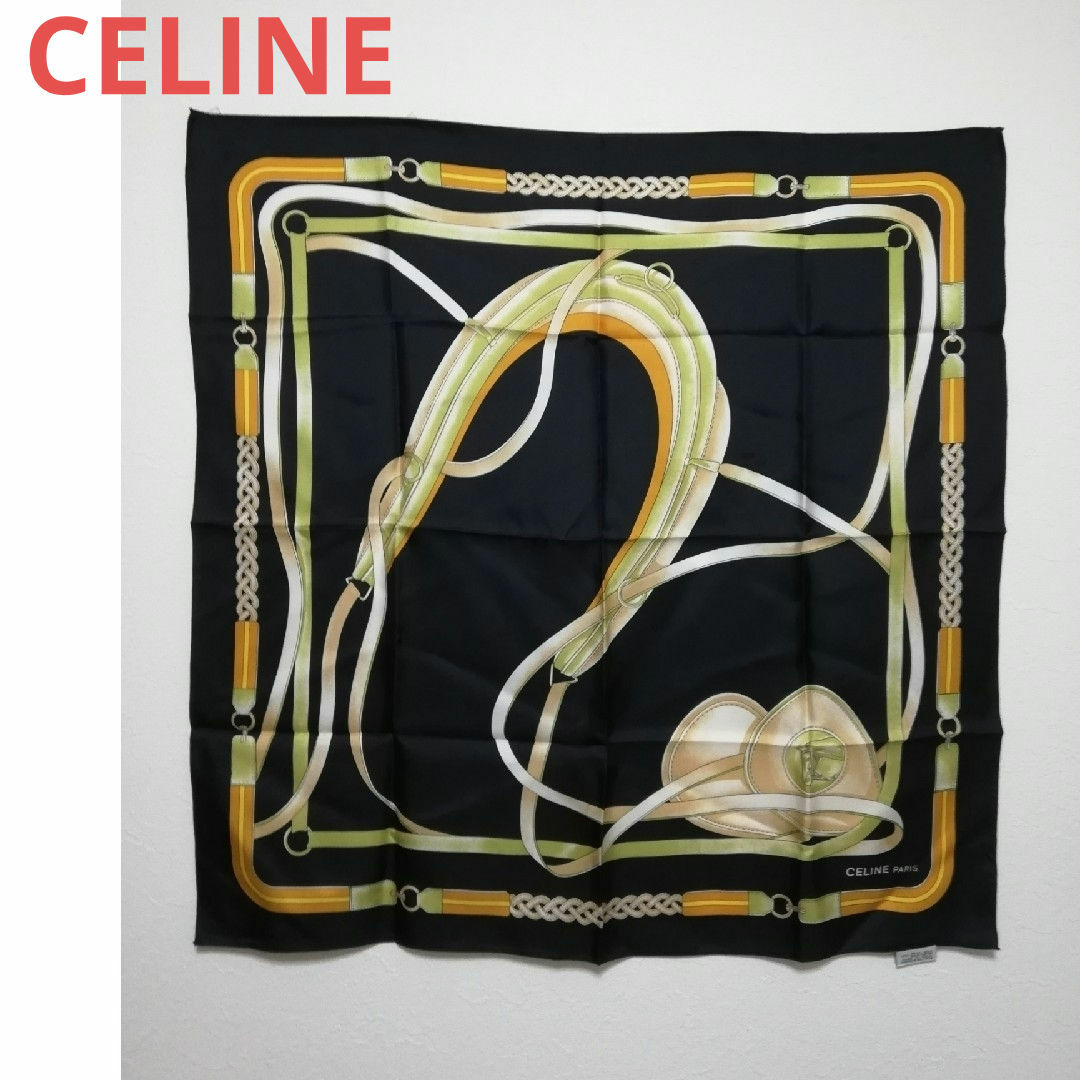 celine(セリーヌ)のCELINE シルクスカーフ レディースのファッション小物(バンダナ/スカーフ)の商品写真