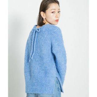 アーバンリサーチサニーレーベル(URBAN RESEARCH SONNY LABEL)の【UR Sonny Label】バックリボンループヤーンプルオーバー(ニット/セーター)