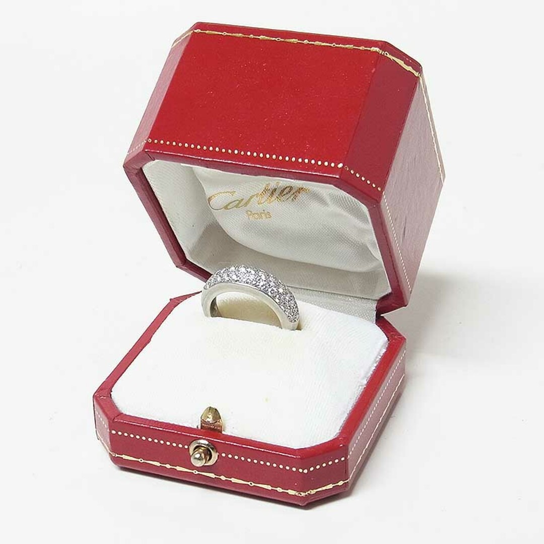 Cartier(カルティエ)の　カルティエ Cartier ミミスター パヴェダイヤモンド リング PT950 ジュエリー レディースのアクセサリー(リング(指輪))の商品写真