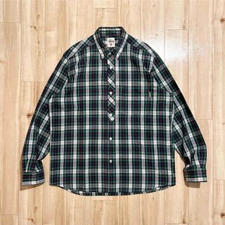 STUSSY - 激レア！90’s OLD STUSSY “BUTTON-DOWN”チェックシャツ