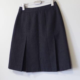 ジェイクルー(J.Crew)のJ.CREW ウール ミニスカート ダークグレー(ミニスカート)