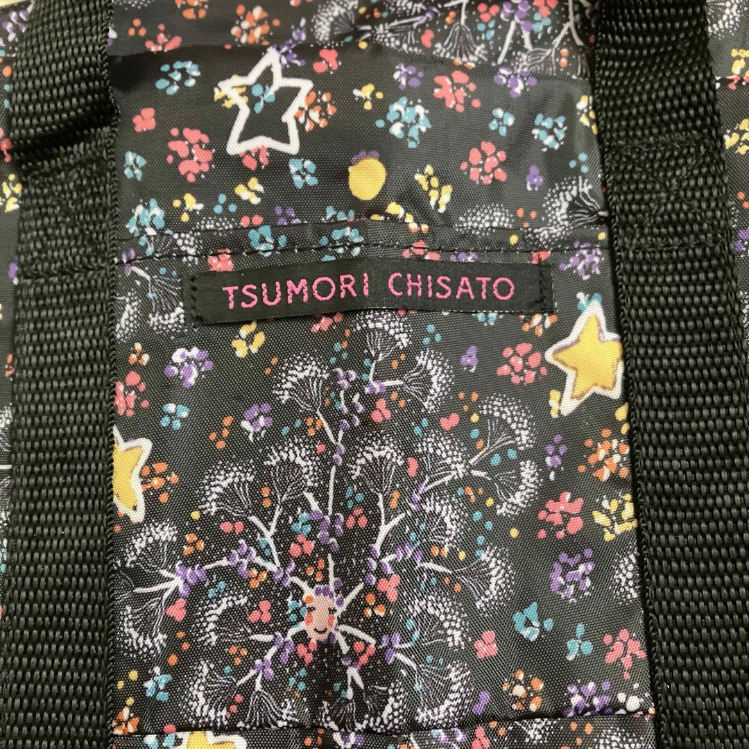 TSUMORI CHISATO(ツモリチサト)のツモリチサト　トートバッグ　カラフル　星スター　花フラワー柄 レディースのバッグ(トートバッグ)の商品写真