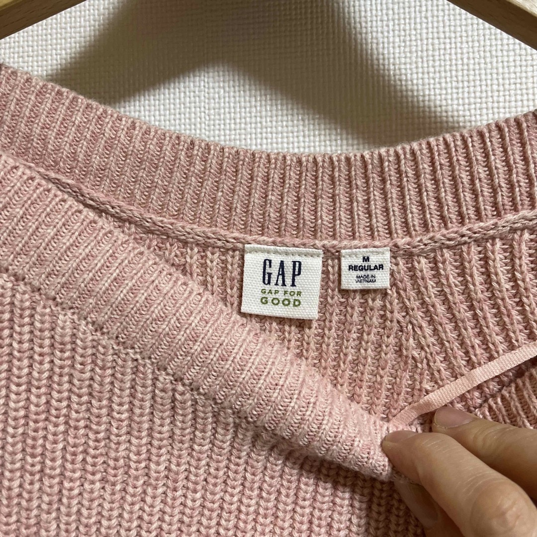 GAP(ギャップ)のGAP ニット　ピンク　M レディースのトップス(ニット/セーター)の商品写真