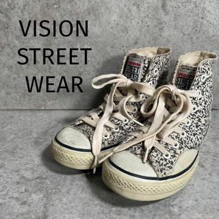 VISION STREET WEAR - 韓国製 VISION STREET WEAR ハイカット レオパード 白黒