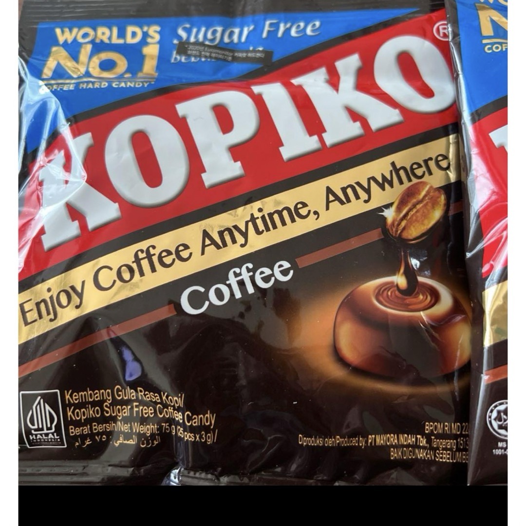 まうみ様専用韓国　コピコKOPIKO コーヒーキャンディー75g×２袋 食品/飲料/酒の食品(菓子/デザート)の商品写真