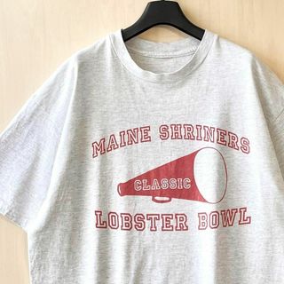 90s古着　ヴィンテージ　ロゴTシャツ　メガホン　霜降り(Tシャツ/カットソー(半袖/袖なし))