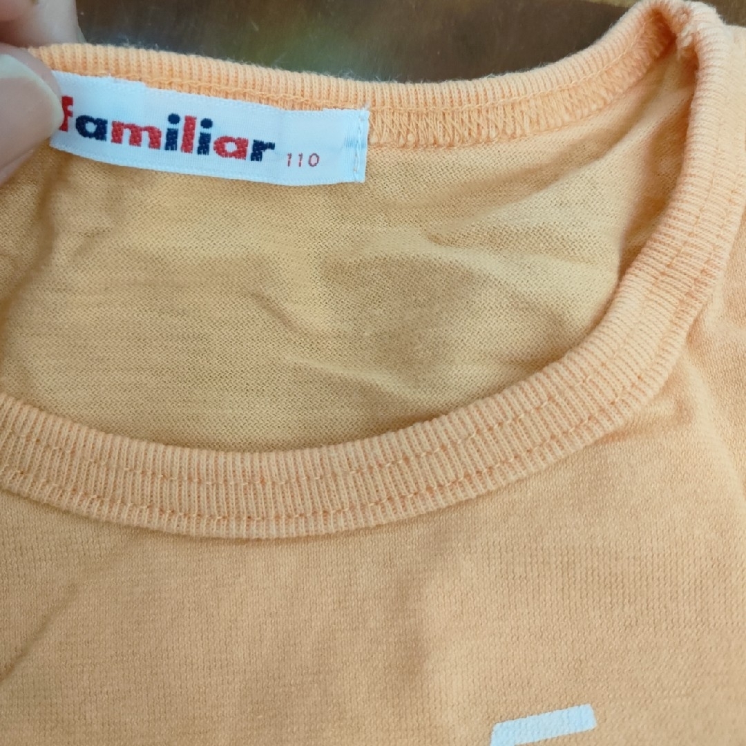 familiar(ファミリア)のfamiliar　Tシャツ　女の子　トップス　半袖 キッズ/ベビー/マタニティのキッズ服女の子用(90cm~)(Tシャツ/カットソー)の商品写真