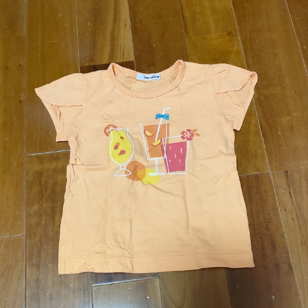 familiar(ファミリア)のfamiliar　Tシャツ　女の子　トップス　半袖 キッズ/ベビー/マタニティのキッズ服女の子用(90cm~)(Tシャツ/カットソー)の商品写真