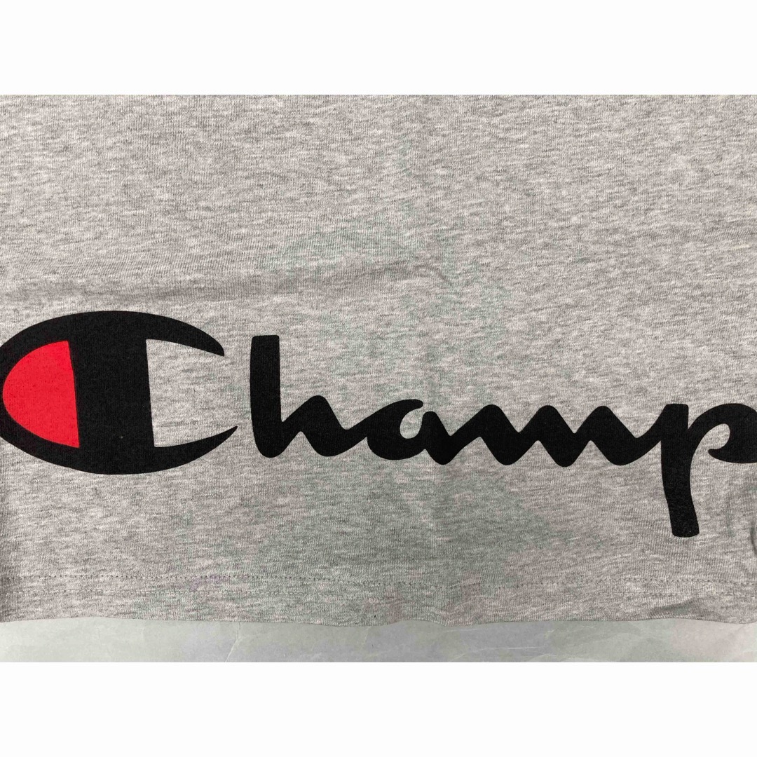 Champion(チャンピオン)の【新品未使用】CHAMPIONメンズ半袖コットン丸首Tシャツ M グレー メンズのトップス(Tシャツ/カットソー(半袖/袖なし))の商品写真