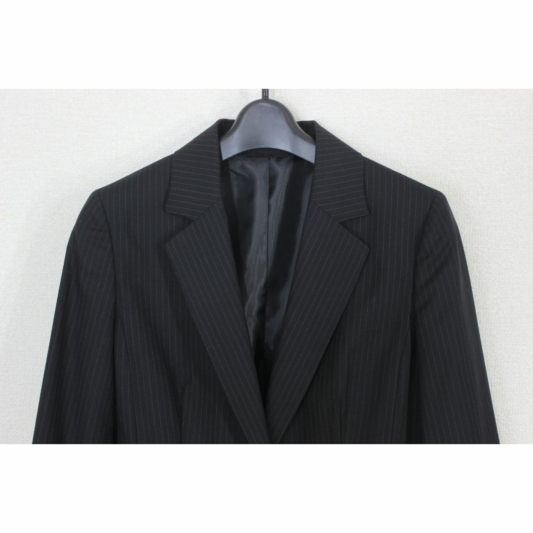 10【新品同様】P.S.FA パンツスーツ 9 ブラック 黒 M ほぼ未使用 レディースのフォーマル/ドレス(スーツ)の商品写真