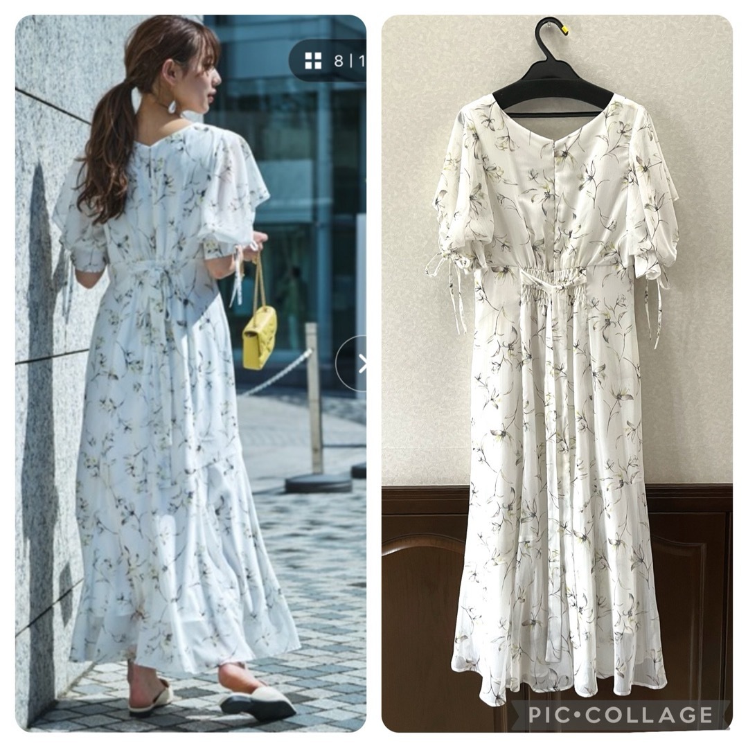 新品 マイストラーダ ベールフラワーワンピース 新品 マイストラーダ ベールフラワーワンピース