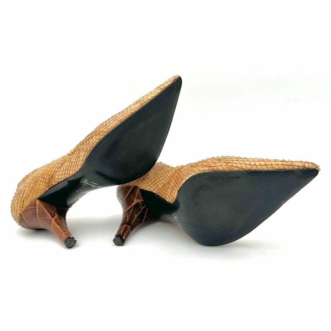 GINZA Kanematsu(ギンザカネマツ)の銀座かねまつ ハイヒール ライトブラウン 23㎝ レディースの靴/シューズ(ハイヒール/パンプス)の商品写真
